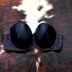 Adore Me Curvy Kate strapless black bra 38DD NWT extra support.